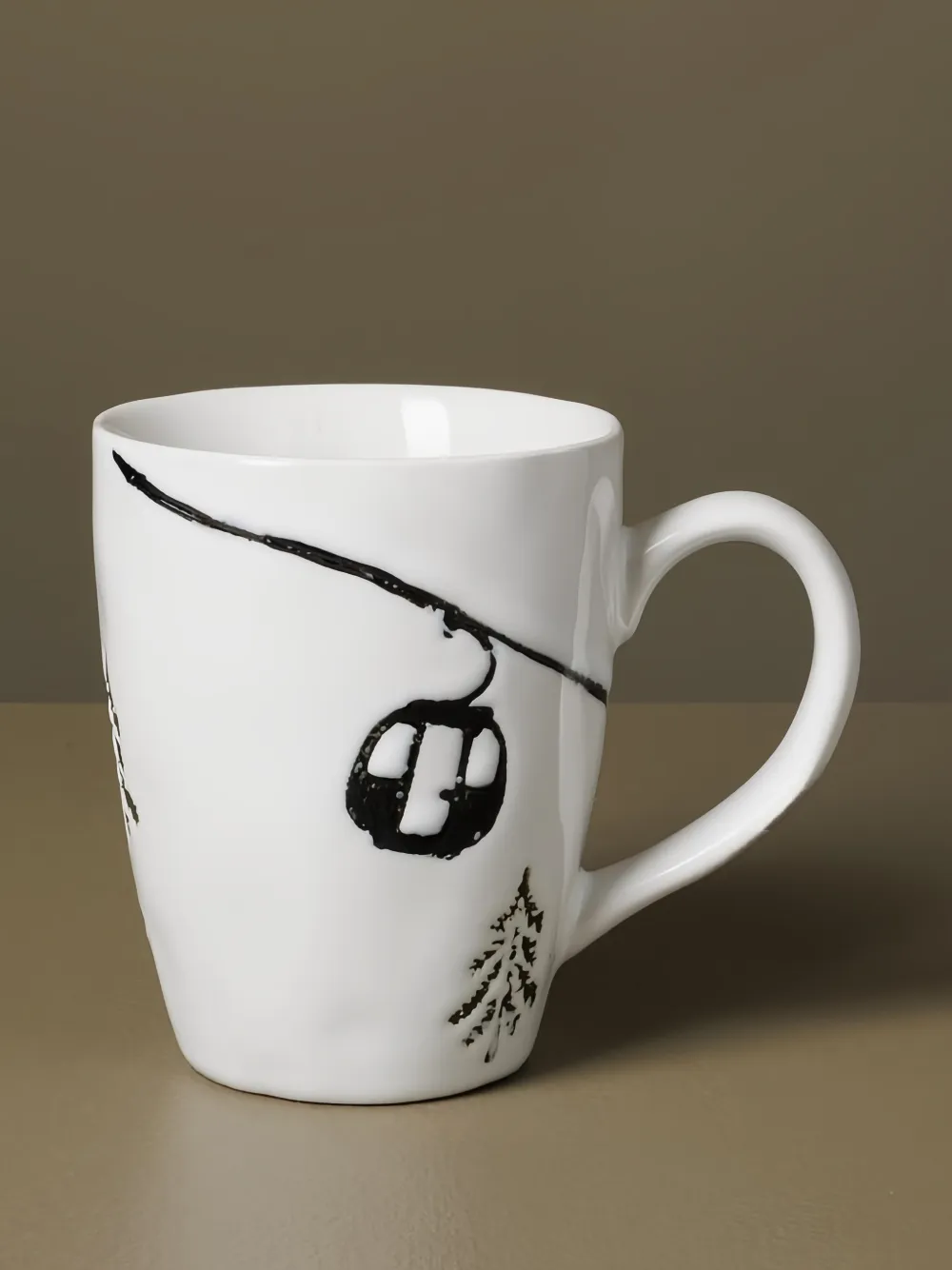  Cu I Seeyou Slalom Mugs (set Of Two) - White 