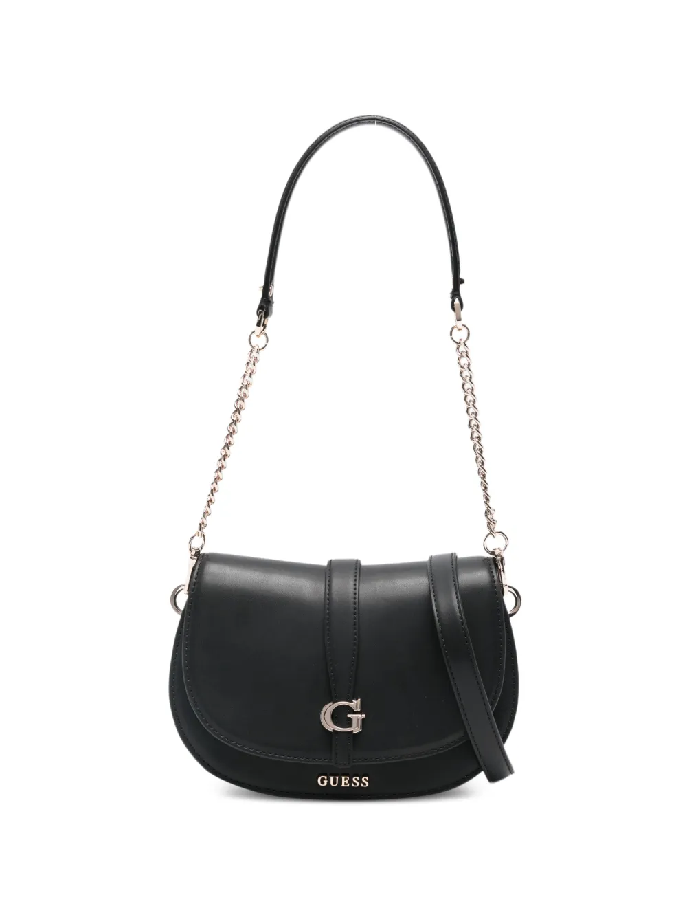 GUESS USA small Carrie G-logo shoulder bag - Nero