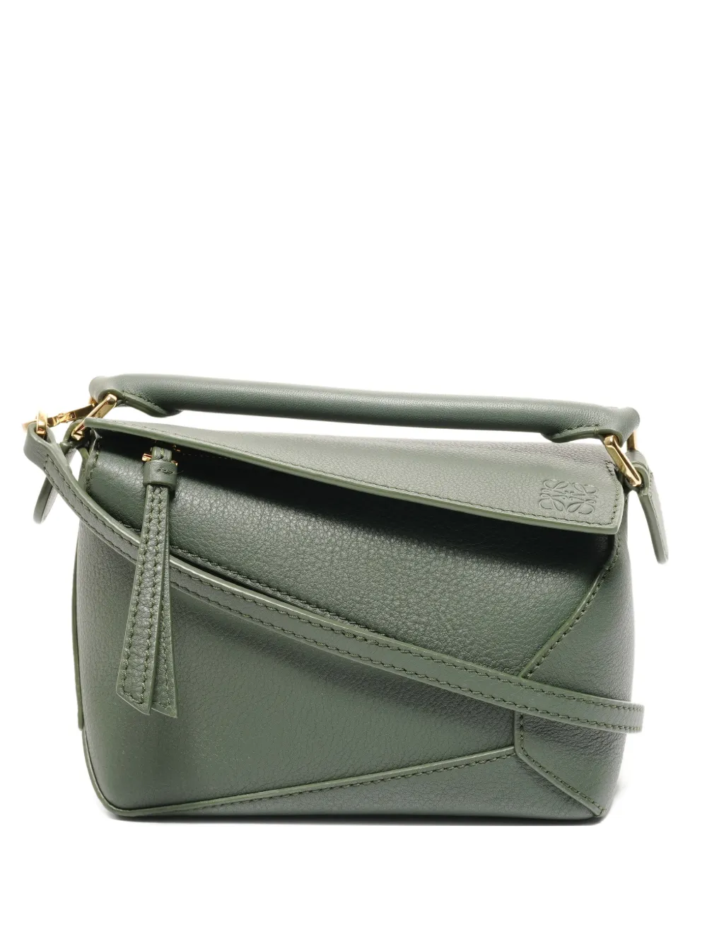 Loewe Pre-Owned 2015-2025 mini Puzzle crossbody bag - Verde