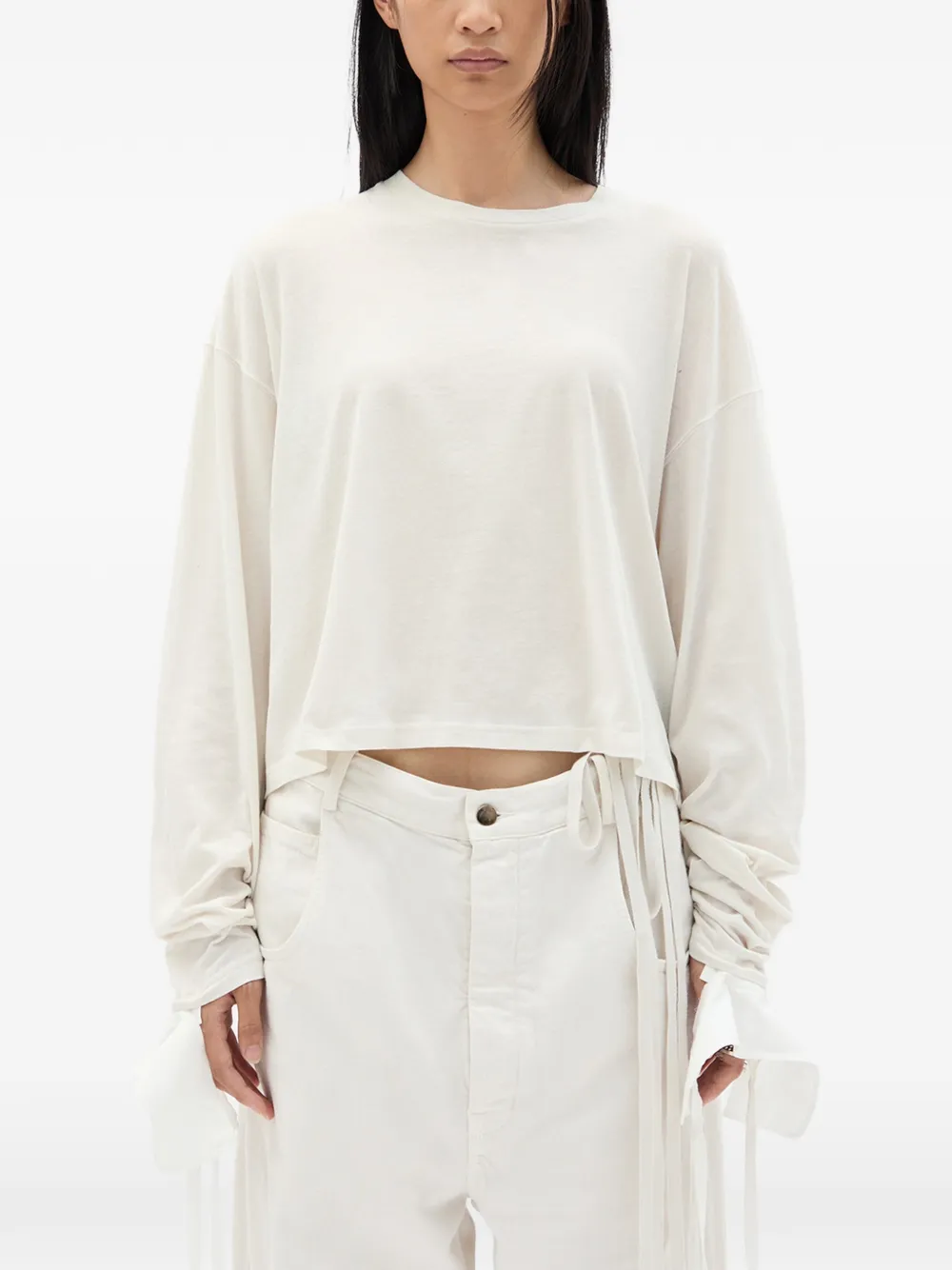 Ann Demeulemeester T-shirt Nila con stampa - Toni neutri