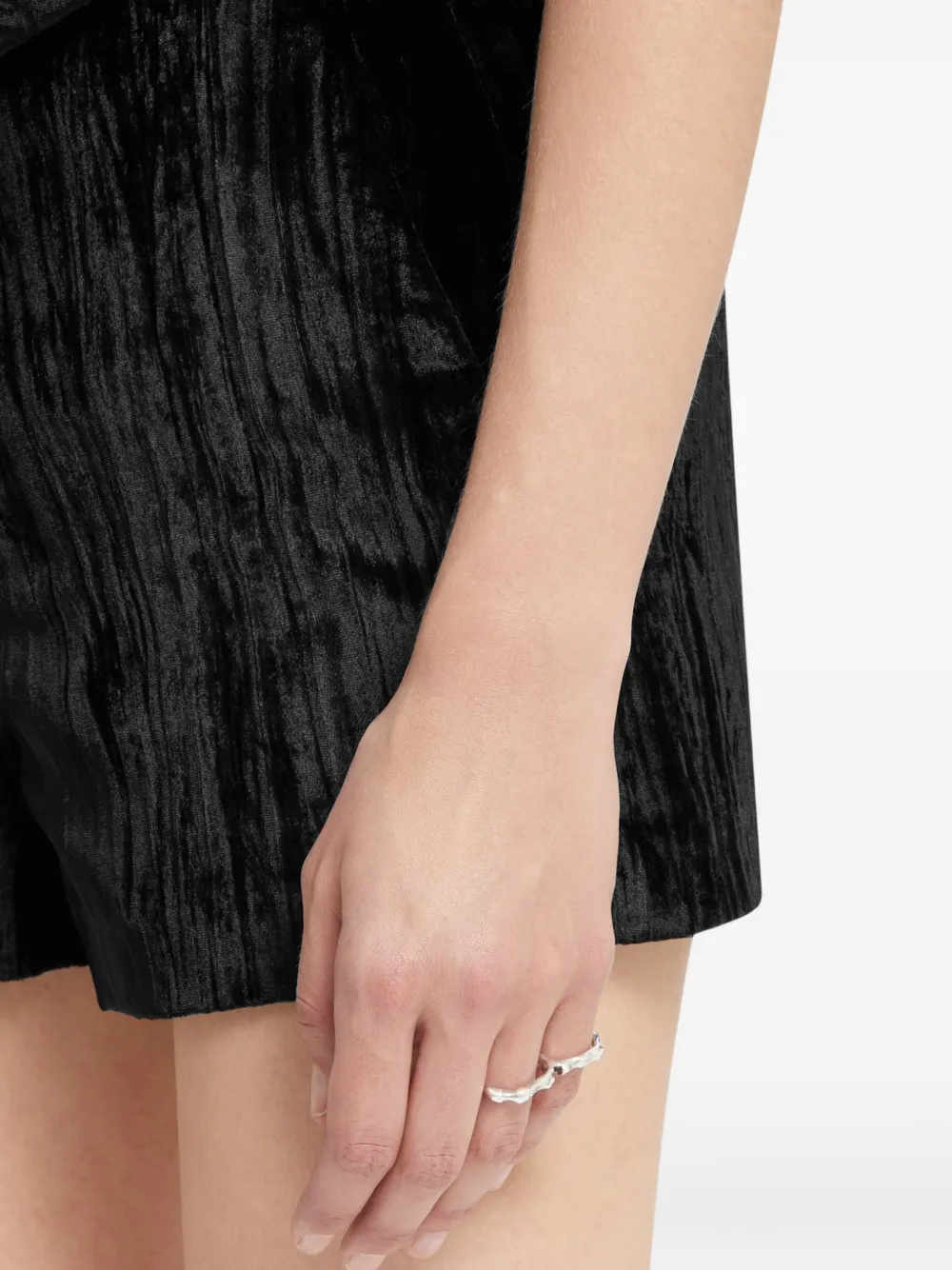  Ann Demeulemeester Lenja Thorn Double Ring - Silver 