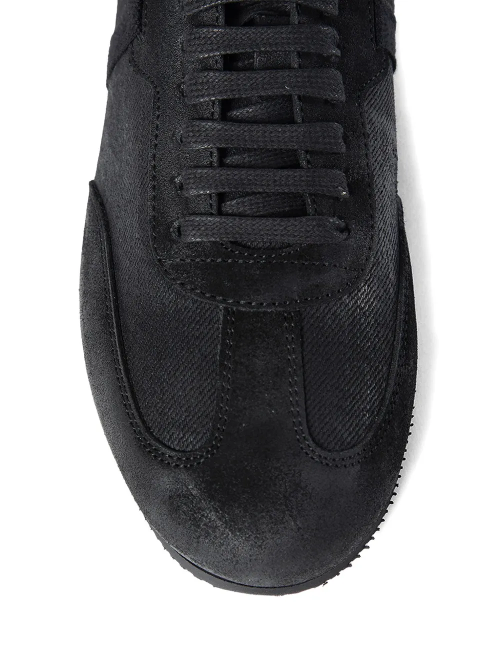 Ann Demeulemeester Siru Soft denim sneakers Zwart