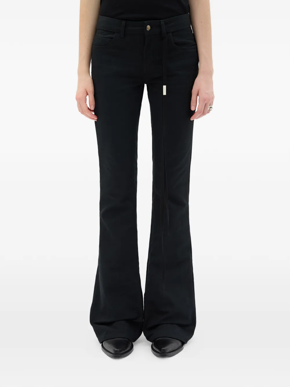 Ann Demeulemeester Jeans svasati Xyla - Nero