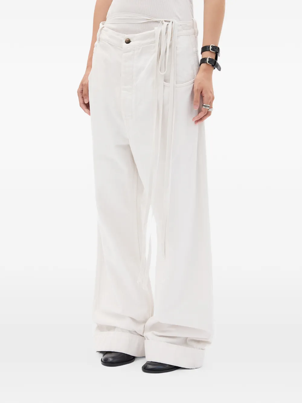  Ann Demeulemeester Kristel Baggy-fit Jeans - Neutrals 