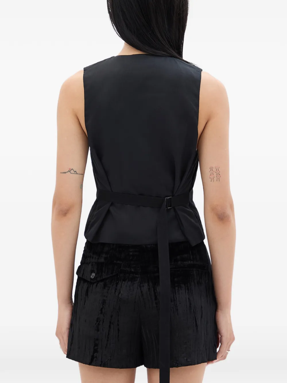Ann Demeulemeester Stanse klassiek gilet Zwart