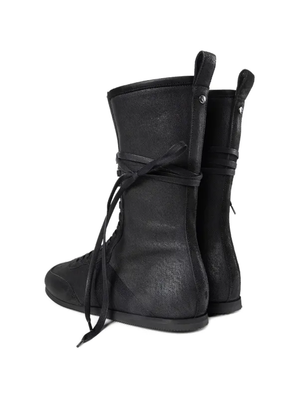 Ann Demeulemeester high-tops Boxing Boots | Black | FARFETCH