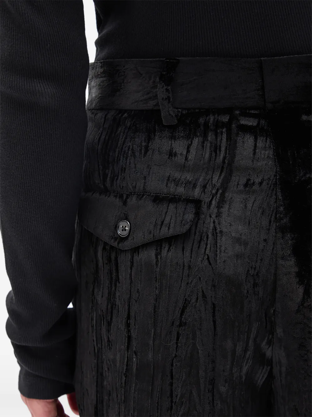 Ann Demeulemeester Ruimvallende broek Zwart