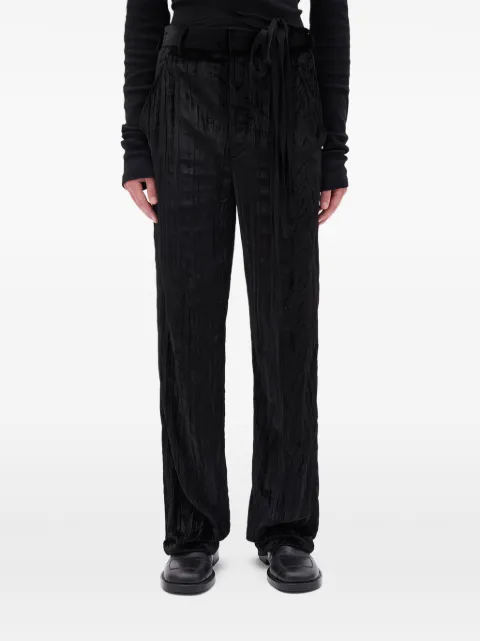 Ann Demeulemeester black relaxed-fit trousers