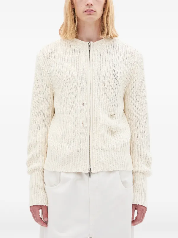 Ann Demeulemeester Ismael Cardigan in Neutrals