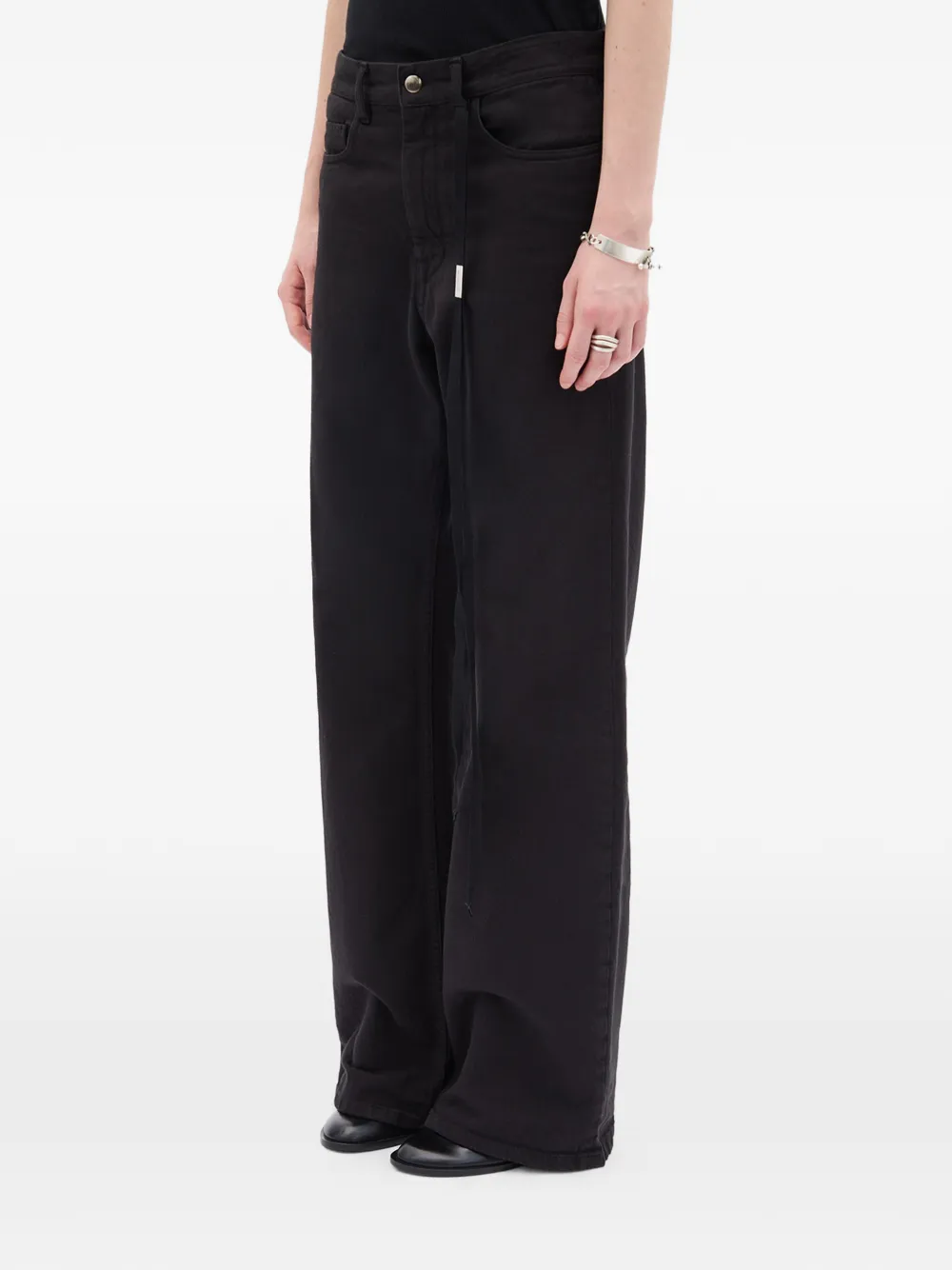 Ann Demeulemeester 5-Pocket jeans Zwart