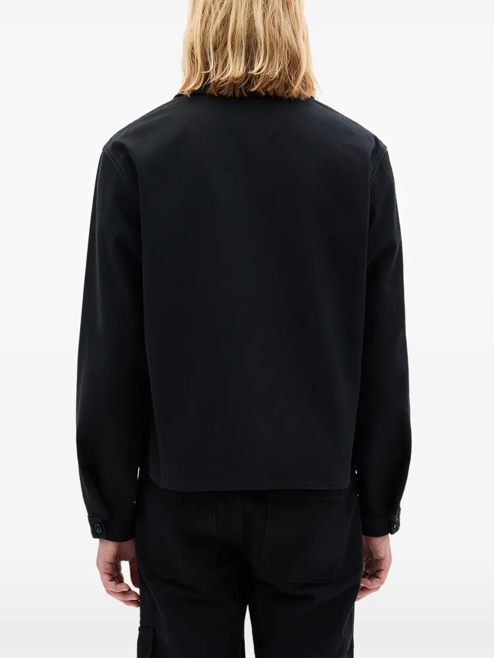 Ann Demeulemeester Boxy-fit Shirt Jacket in Black, view 4