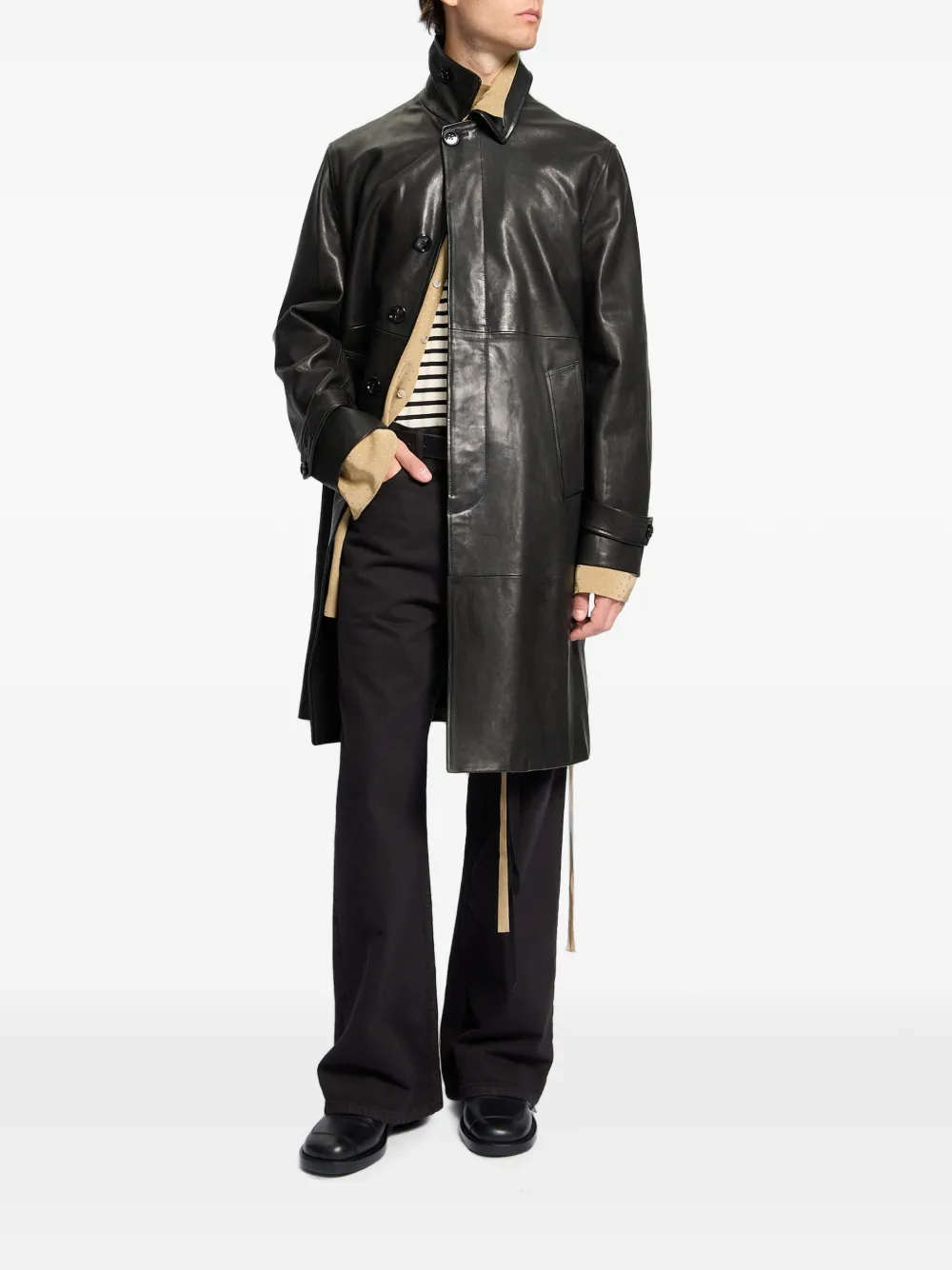 Ann Demeulemeester Modest flared jeans met vijf zakken Zwart