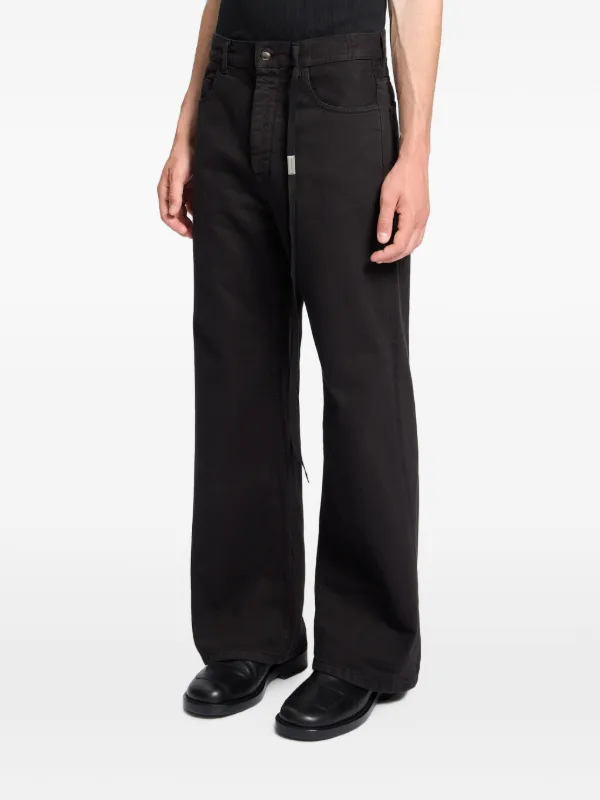 Ann Demeulemeester Modest five-pocket Flared Jeans | Black