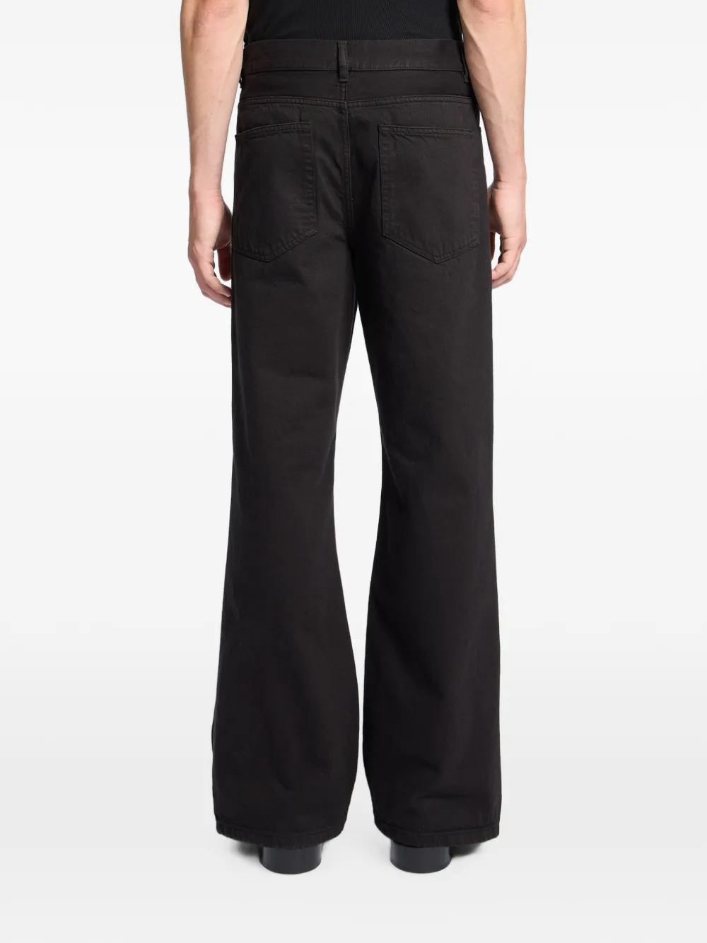 Ann Demeulemeester Modest フレアジーンズ | ブラック | FARFETCH JP