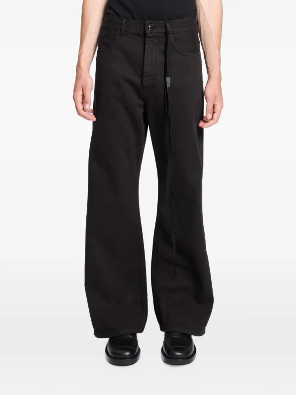 Ann Demeulemeester Modest フレアジーンズ | ブラック | FARFETCH JP