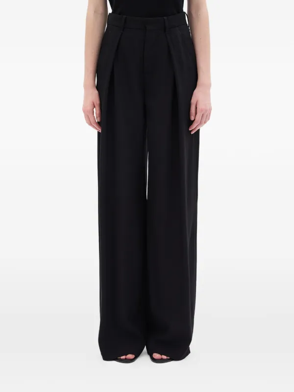 Ann Demeulemeester Nouk Wide-leg Trousers in Black