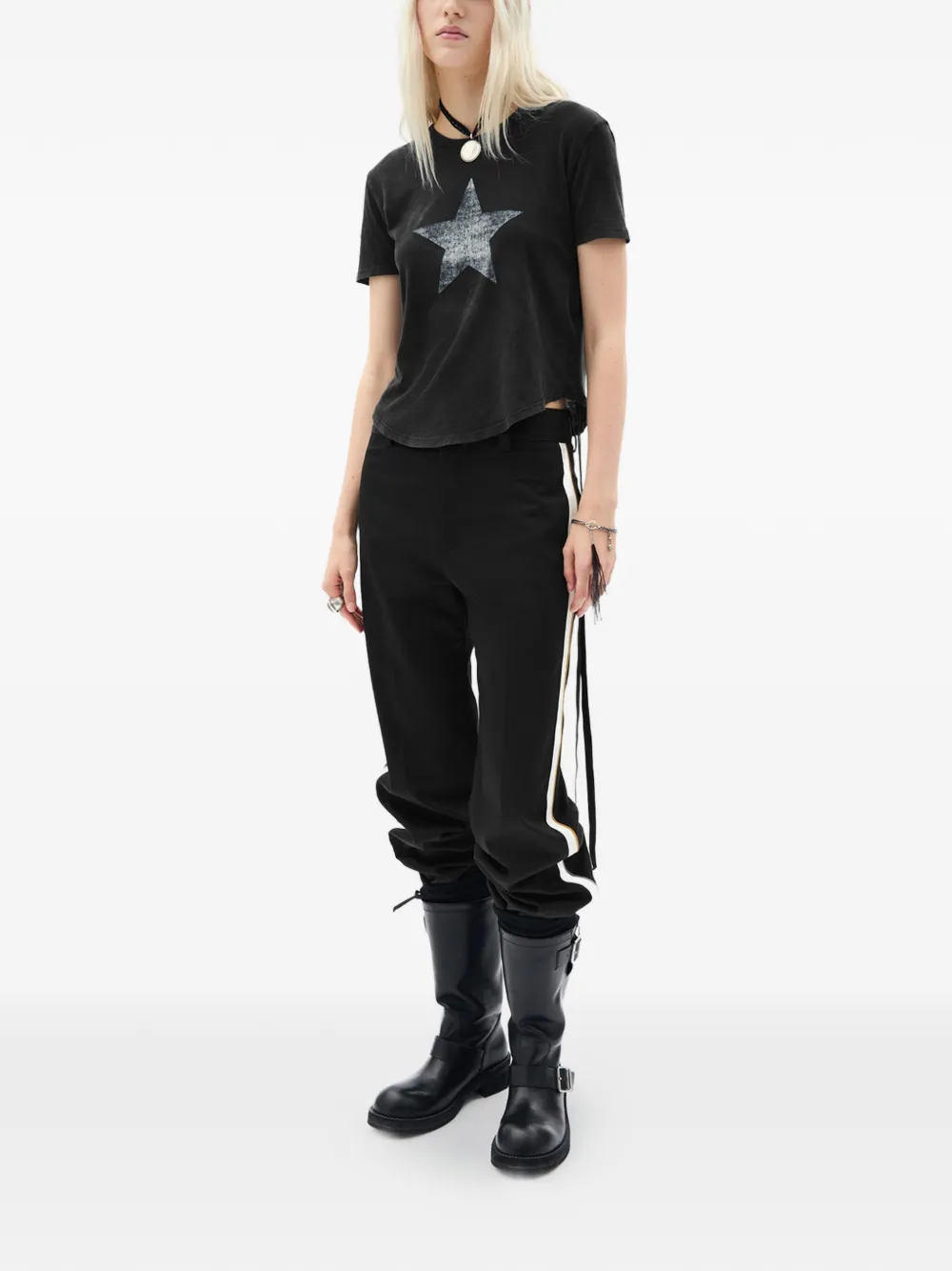 Ann Demeulemeester Fera straight broek Zwart