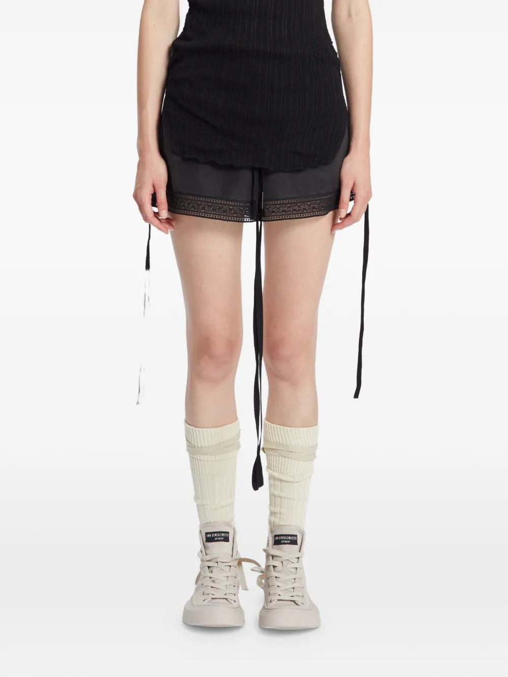 Ann Demeulemeester Sarin vulcanized sneakers Zwart