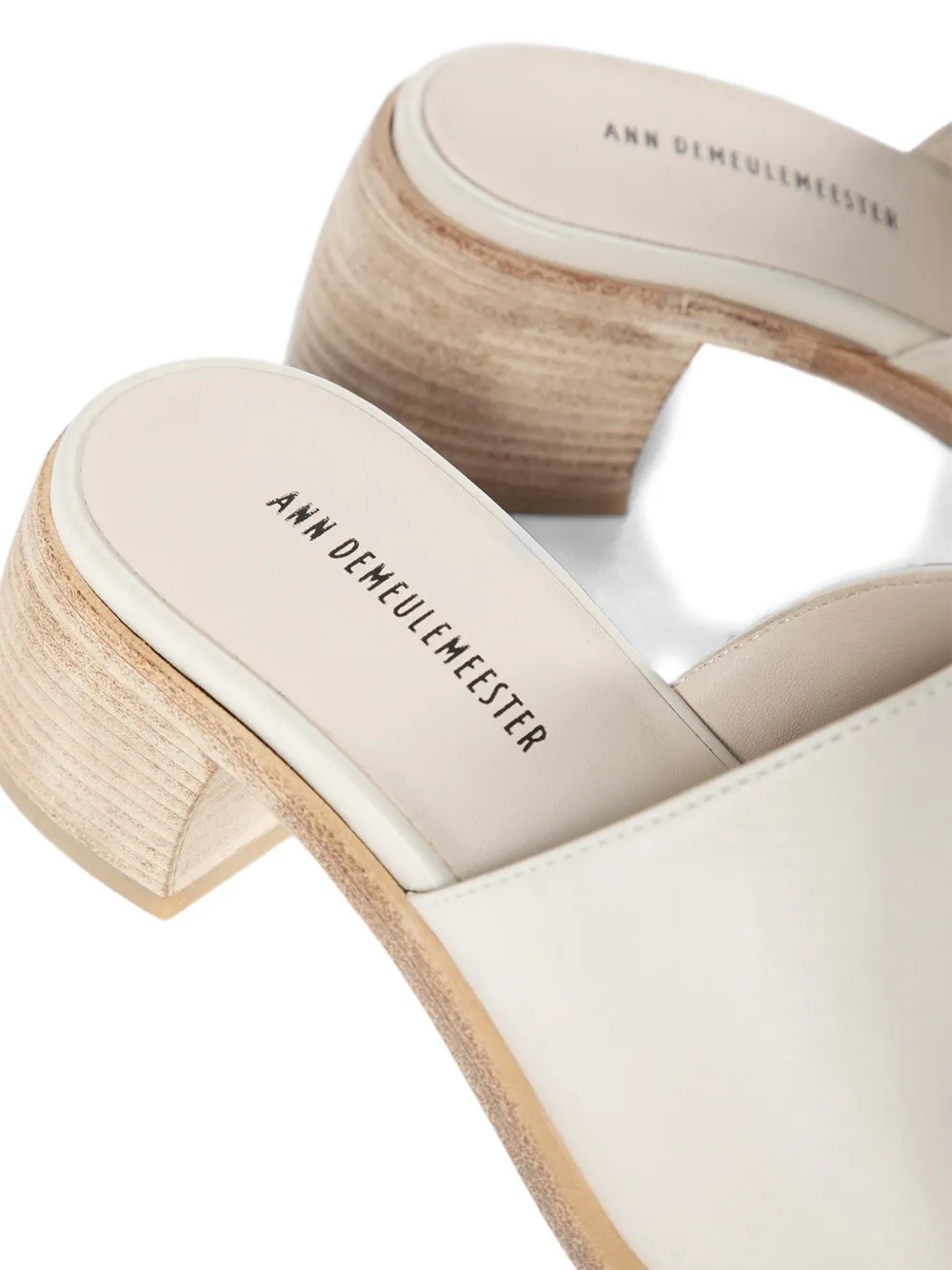 Ann Demeulemeester Lyra smooth nappa leather sandals Wit