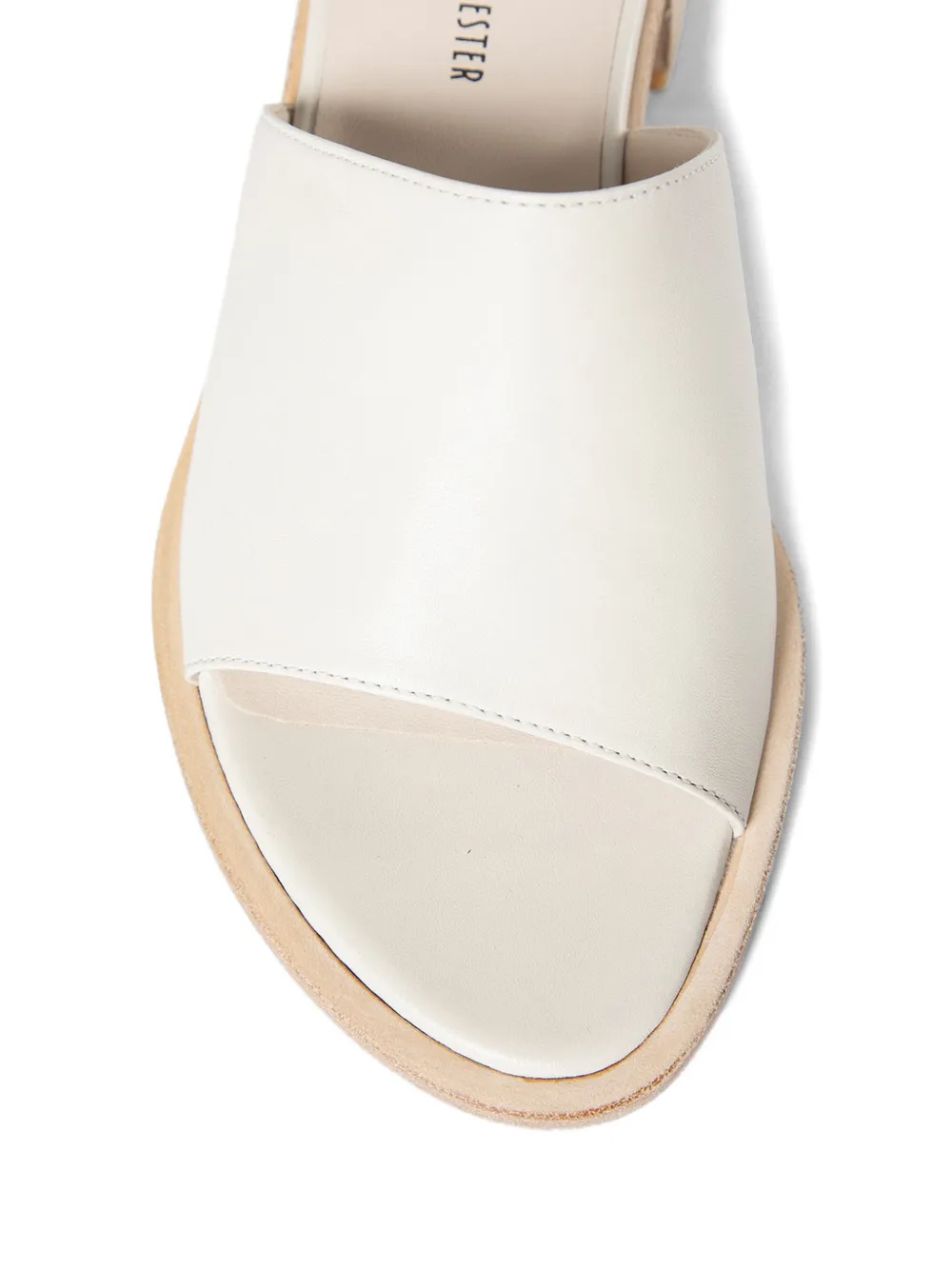 Ann Demeulemeester Lyra smooth nappa leather sandals Wit