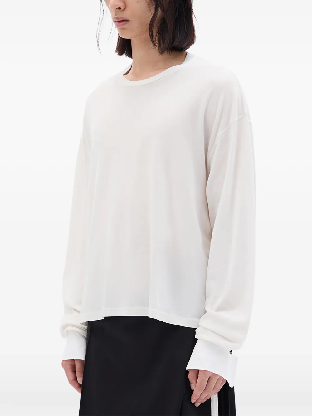  Ann Demeulemeester Emiliuis Long-sleeve T-shirt - White 