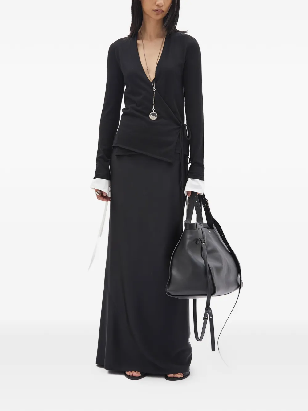  Ann Demeulemeester V-neck Cardigan - Black 