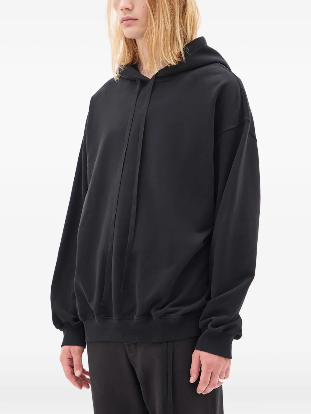 Ann Demeulemeester Bardi grafische hoodie Zwart
