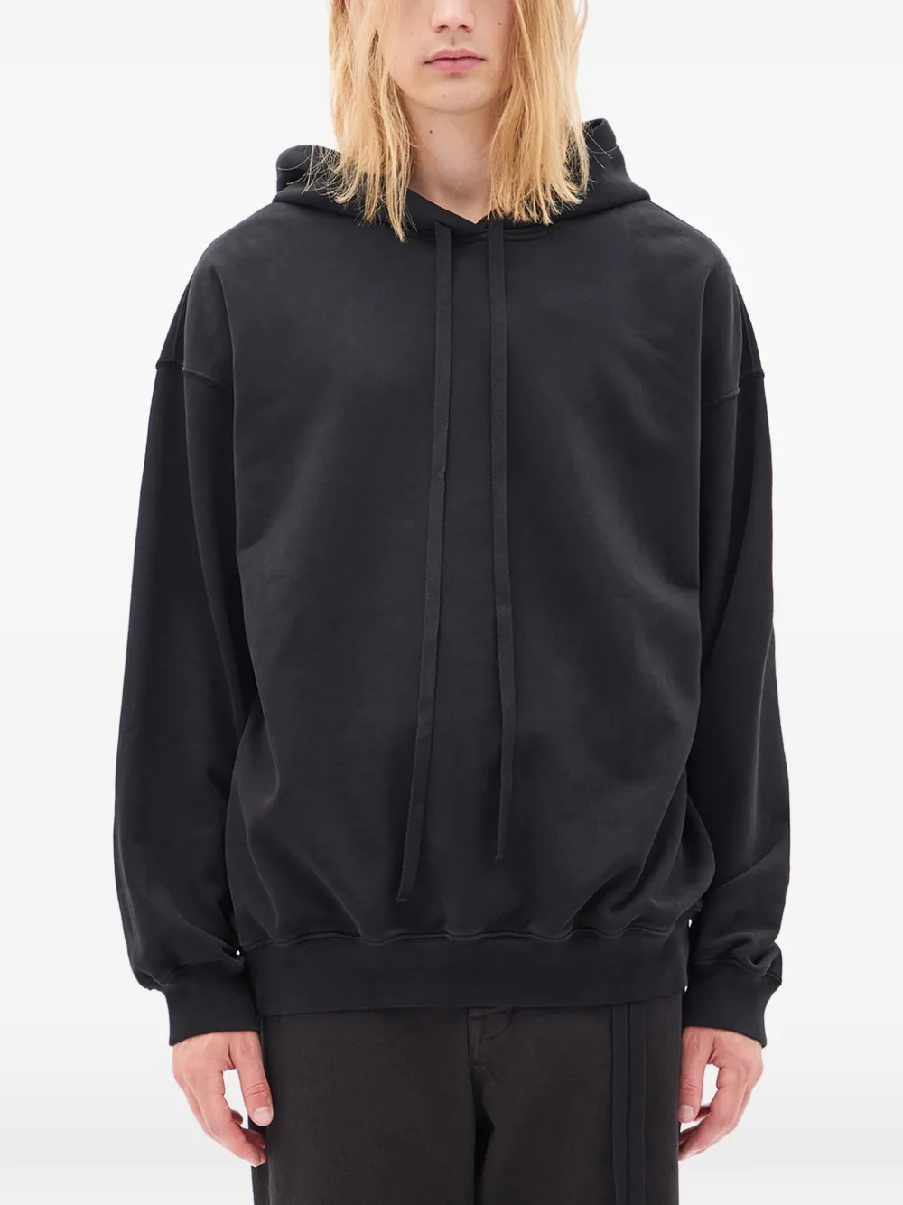 Ann Demeulemeester Bardi graphic hoodie - Nero