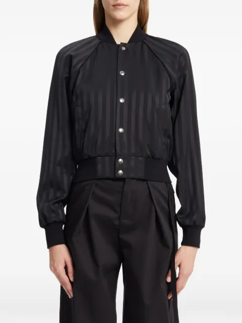 Ann Demeulemeester chaqueta bómber Arya a rayas
