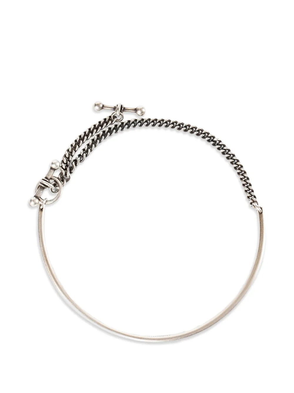 Ann Demeulemeester Collana con pendente Cally - Argento