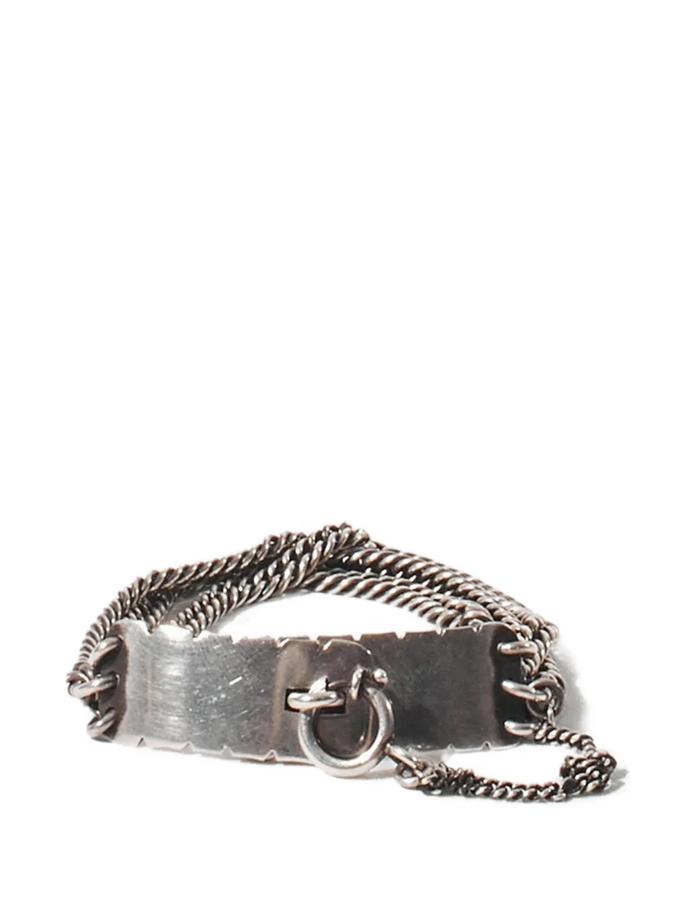Ann Demeulemeester Constance chain bracelet - Argento
