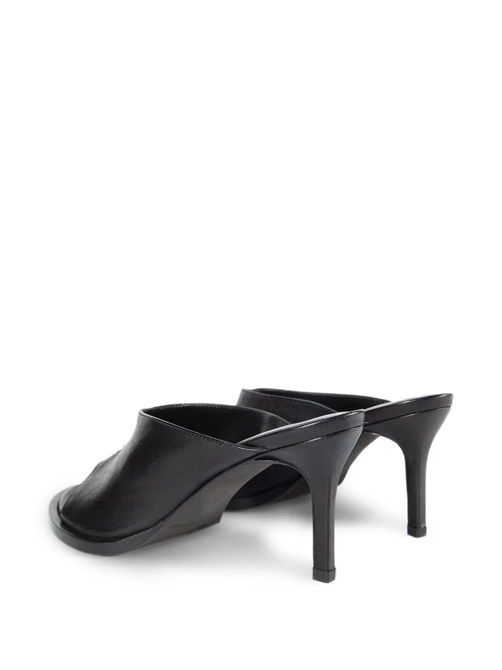  Ann Demeulemeester Semi-glossy Tanned Leather Pumps - Black 