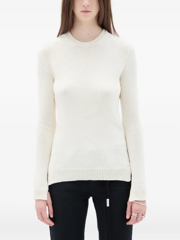 Ann Demeulemeester Weja Open-back Sweater in Neutrals