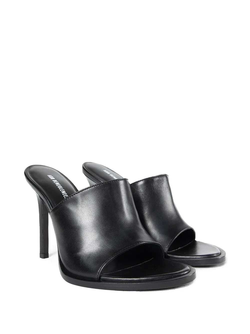 Ann Demeulemeester Ziya nappa leather sandals Zwart