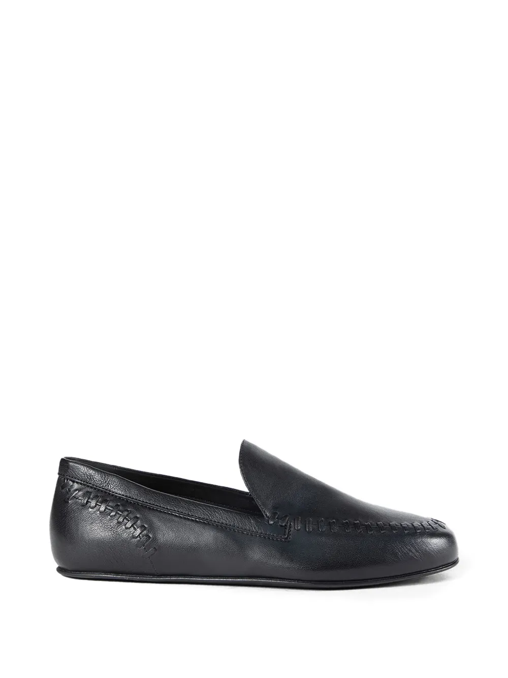 Ann Demeulemeester Urbi stitch detail loafers - Nero