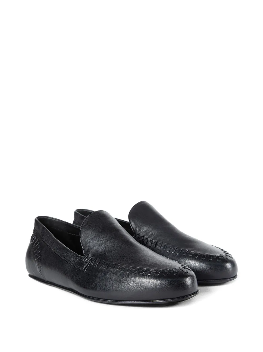 Ann Demeulemeester Urbi stitch detail loafers Zwart