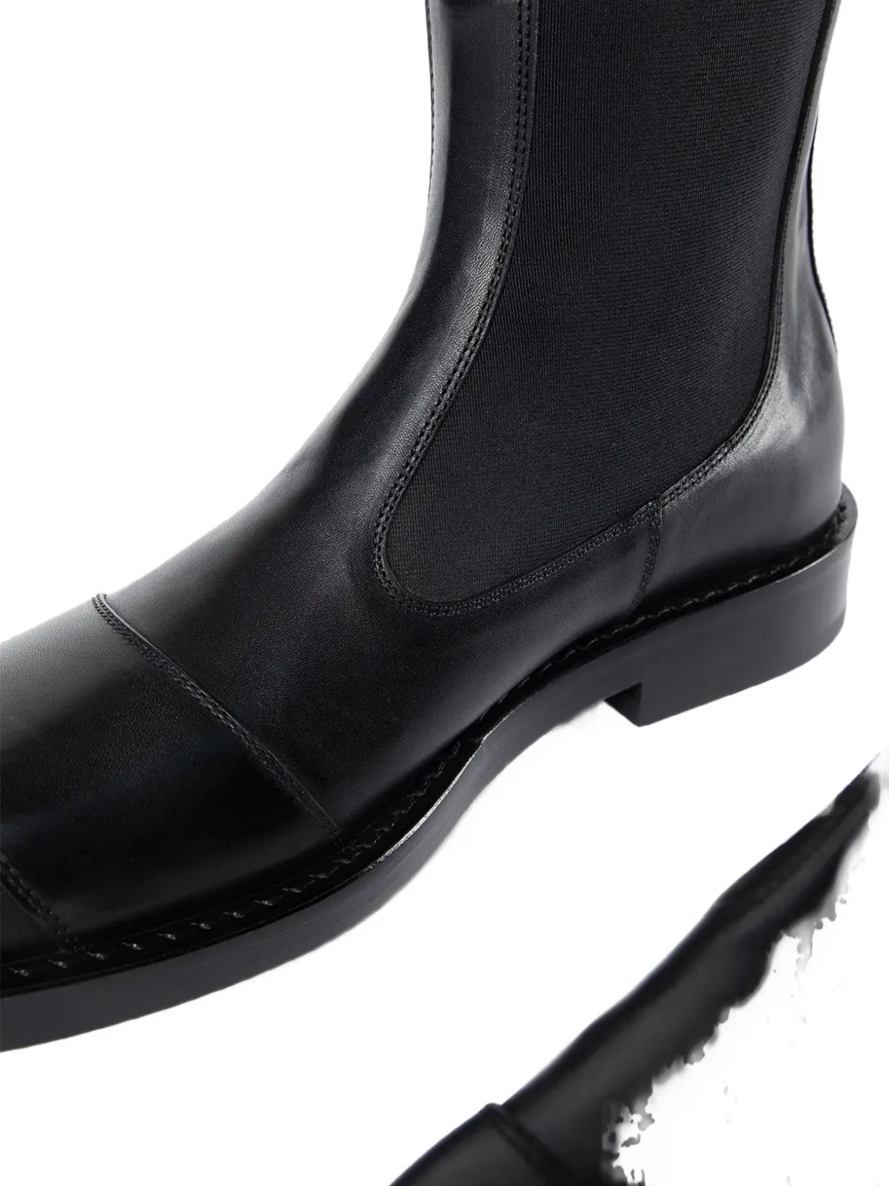 Ann Demeulemeester nappa leather boots Zwart