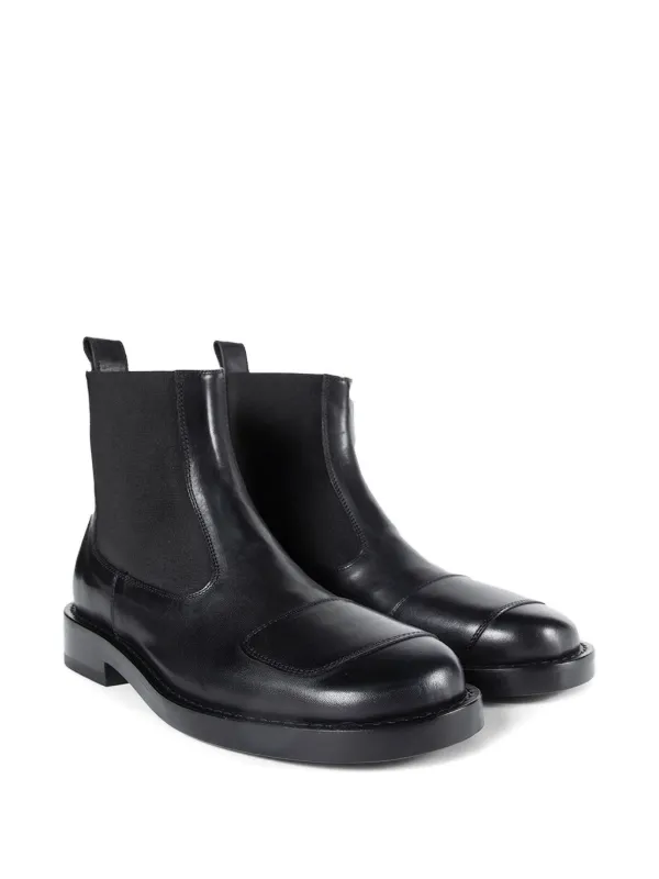 Ann Demeulemeester ナッパレザーブーツ | ブラック | FARFETCH JP