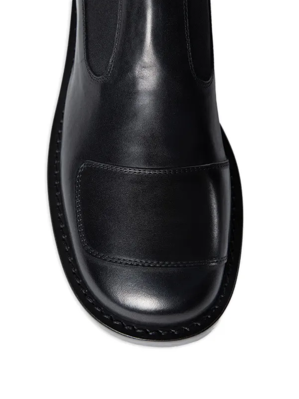 Ann Demeulemeester ナッパレザーブーツ | ブラック | FARFETCH JP
