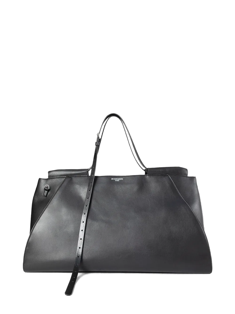 Ann Demeulemeester large Sylvia silk touch calf skin tote bag - Nero