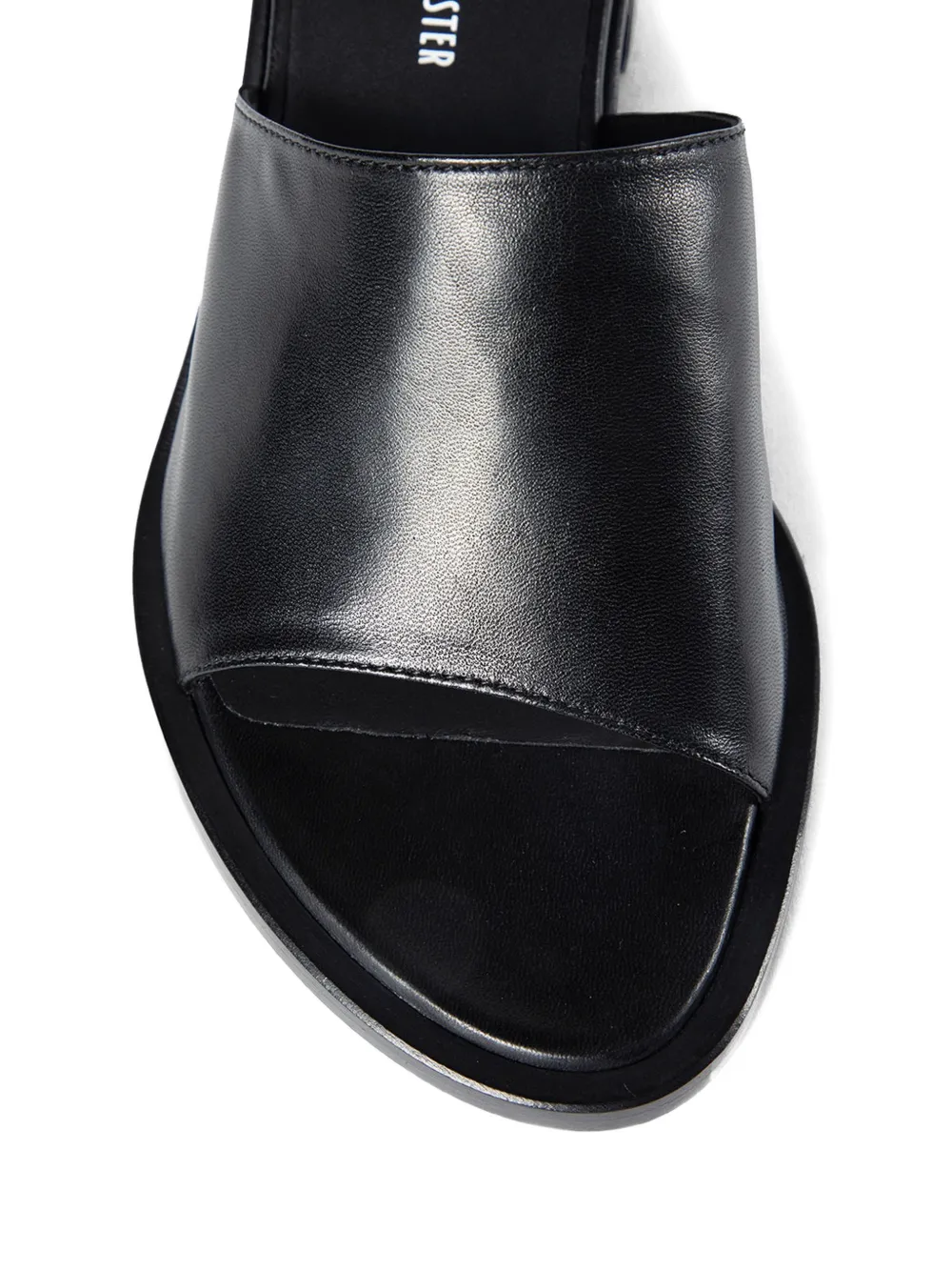 Ann Demeulemeester nappa plonge leather pumps Zwart