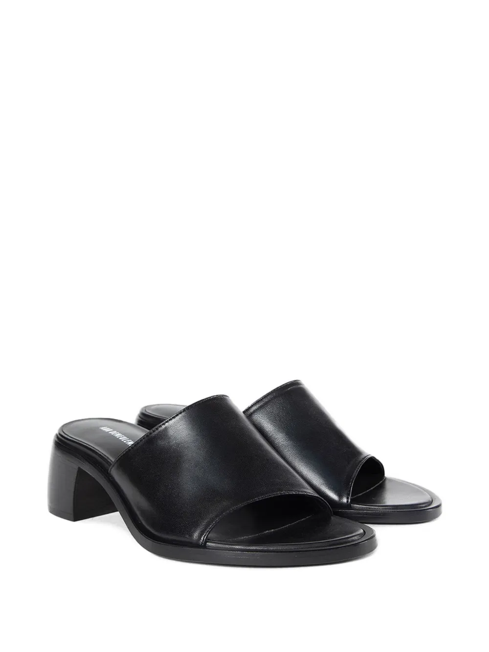 Ann Demeulemeester nappa plonge leather pumps Zwart