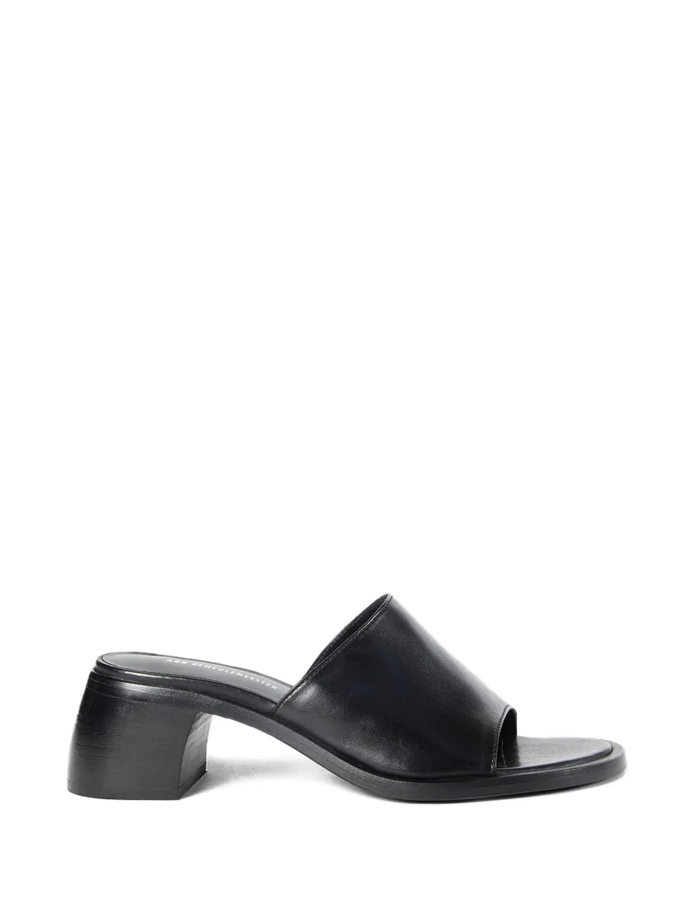Ann Demeulemeester nappa plonge leather pumps Zwart