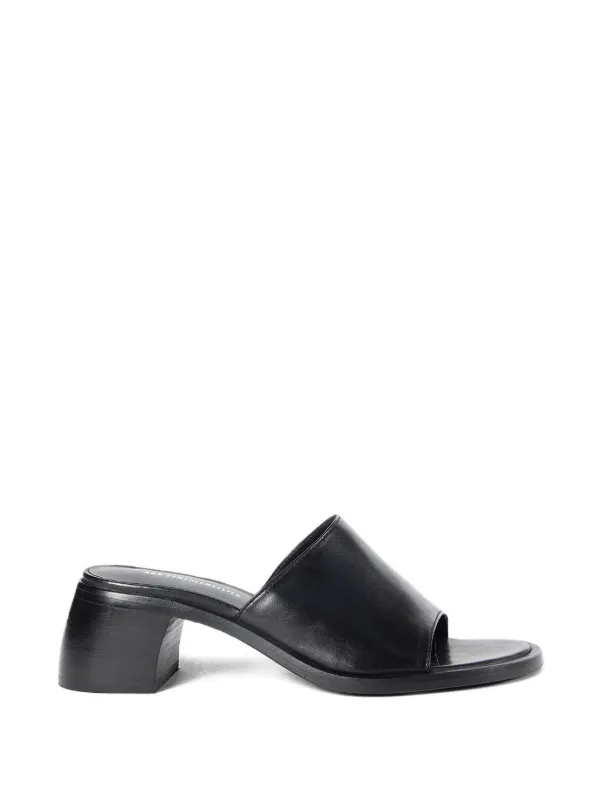 Ann Demeulemeester Nappa Plonge Leather Pumps in Black