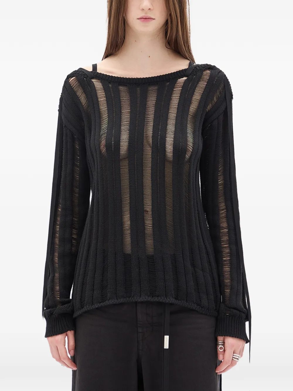 Ann Demeulemeester Gala sweater - Nero