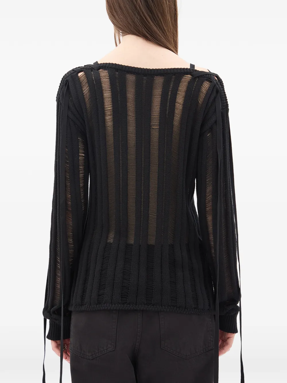  Ann Demeulemeester Pull Gala - Noir 