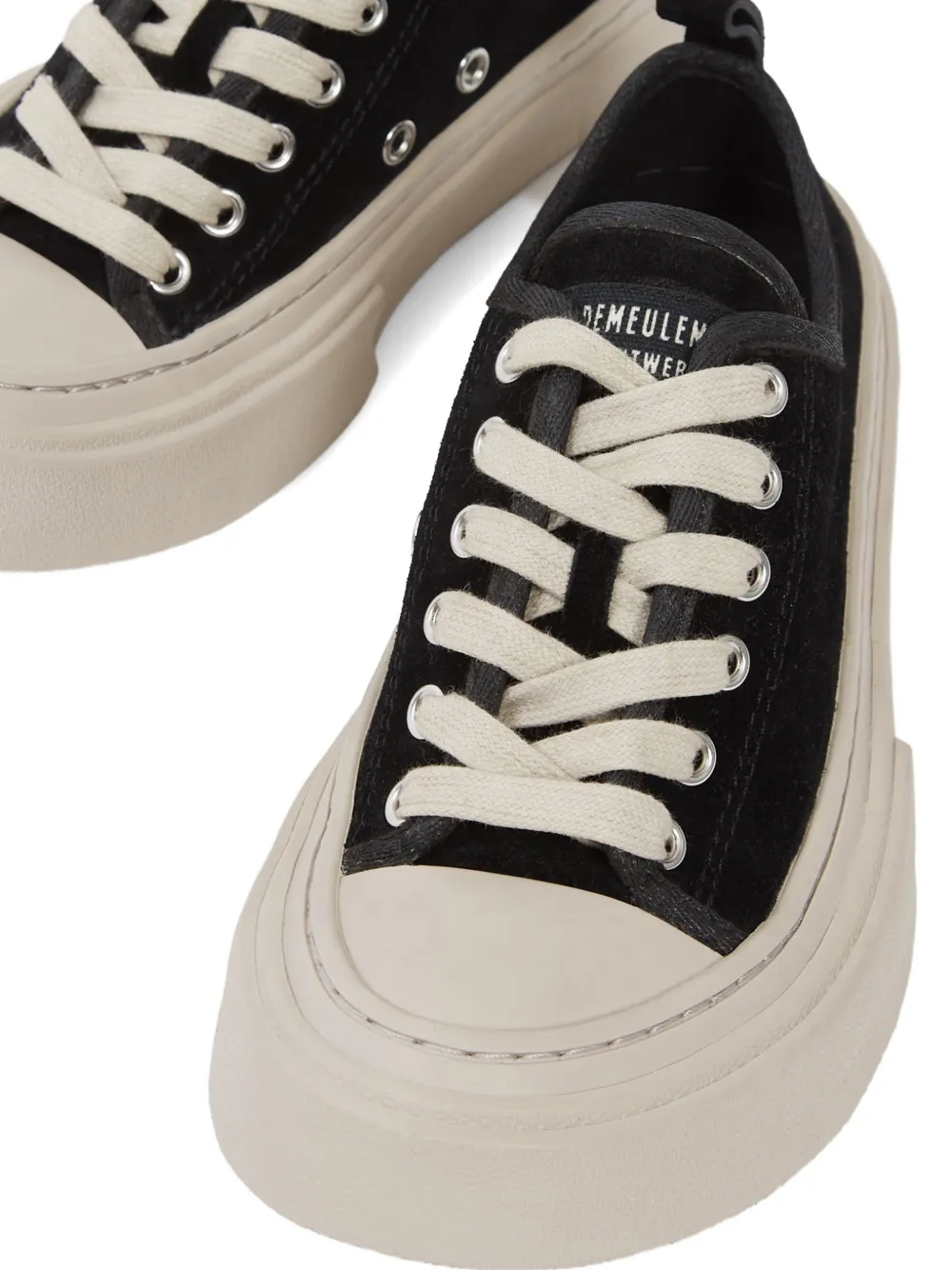 Ann Demeulemeester Halli low-top vulcanized sneakers Zwart