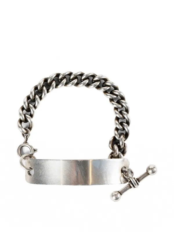 Ann Demeulemeester Doa Chain Bracelet in Silver