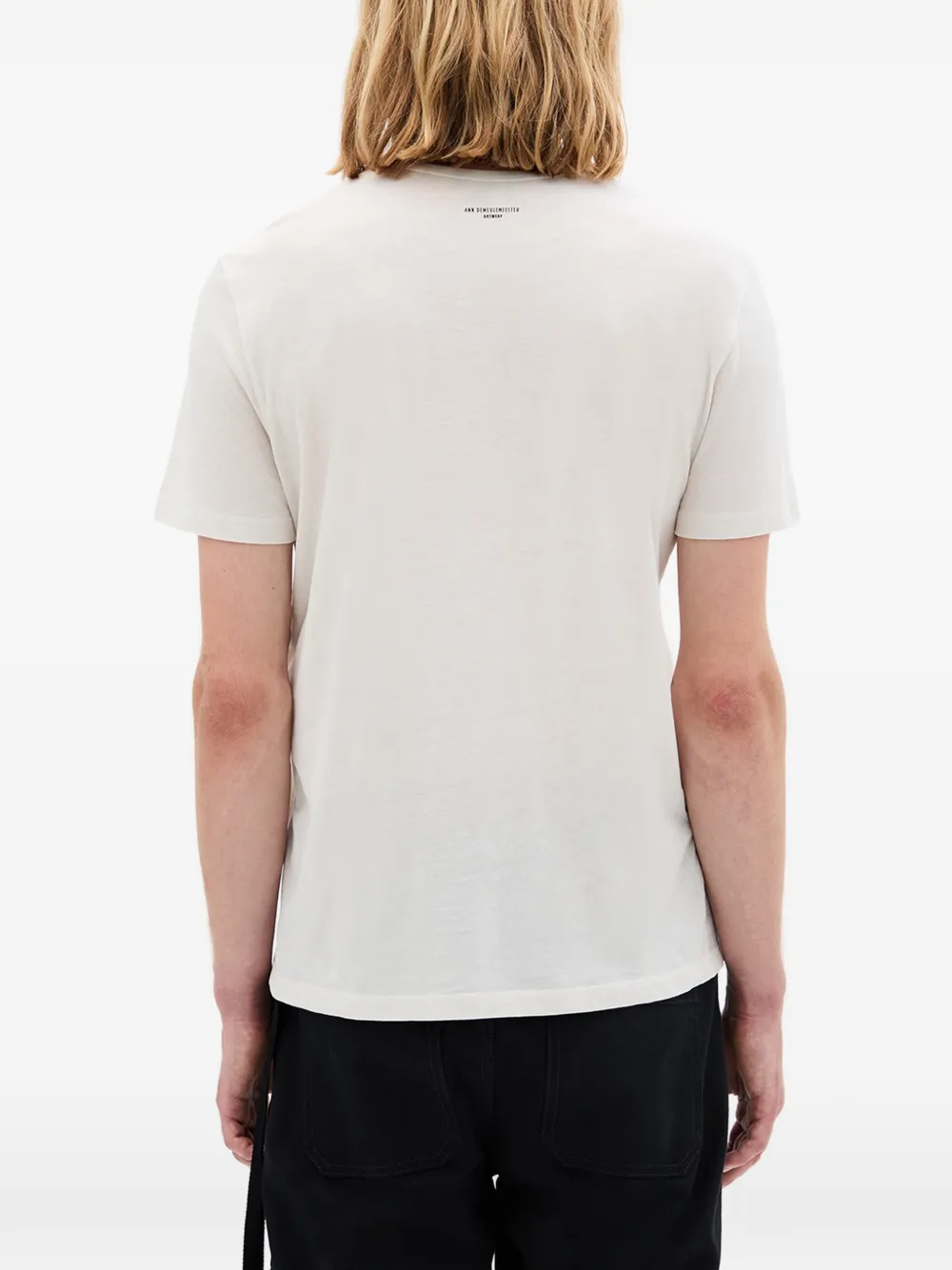 Ann Demeulemeester Baptist Love is a Window T-shirt met tekst Beige