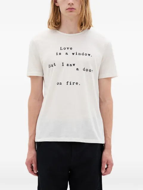 Ann Demeulemeester t-shirt Baptist Love is a Window